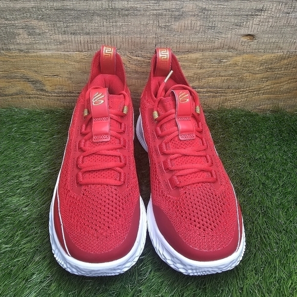 New Under Armour Curry Brand Curry Flow 8 'Chinese New Year' Sz 6Y - Picture 7 of 12